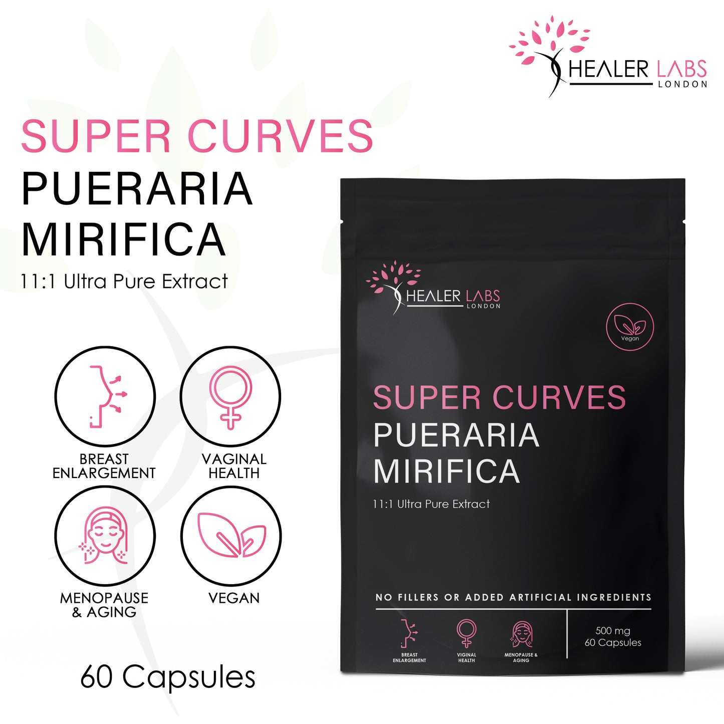  Healer Labs - Super Curves Pueraria Mirifica Capsules - The Beauty Corp.